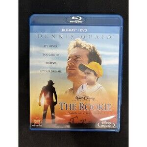 The Rookie (Blu‑ray + DVD, 2‑Disc Combo Pack, Disney) – Good Condition